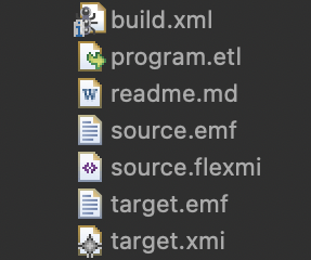 ETL project structure in eclipse